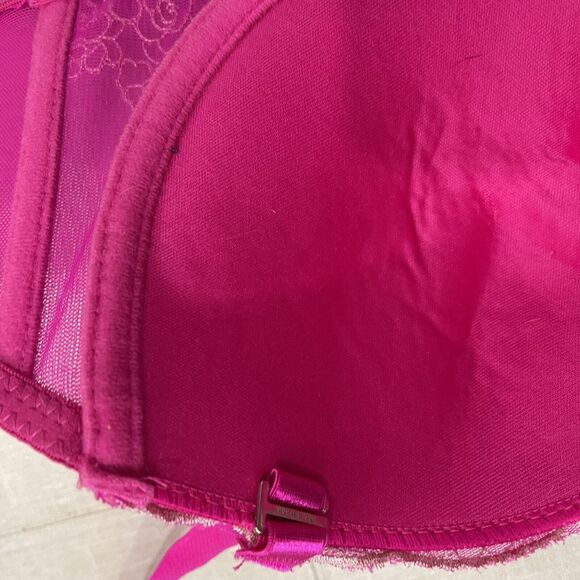 Issac Mizrahi New York Fuschia Pink Padded Push Up Bra Size 36C "NWT" - Picture 5 of 7